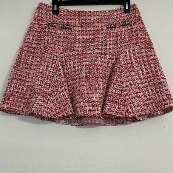 Maje Jenetia Tweed Mini Skirt - Size 42 ( US XL) - Picture 3 of 15